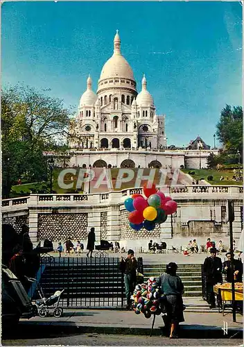 Moderne Karte France le Sacre Coeur