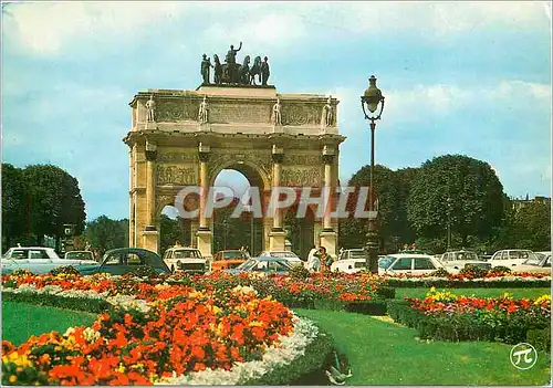 Moderne Karte Sous le ciel de Paris L'Arc de Triomphe du Carrouset