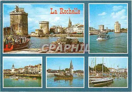 Cartes postales moderne Capitale de l'Aunis La Rochelle