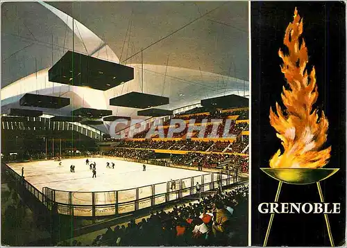 Moderne Karte Xe Jeux Olympiques d'Hiver Grenoble 1986 la Stade de glace Jeux Olympiques