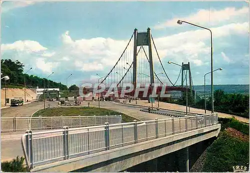 Cartes postales moderne Le Pont de Tancarville (S M) Long totale 1410 m Travee centrale 608 m