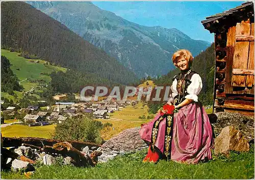 Cartes postales moderne Montalonnertracht Partenen 1051 m Vorarkberg Folklore
