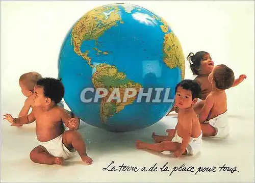 Cartes postales moderne La terre a de la place pour tous