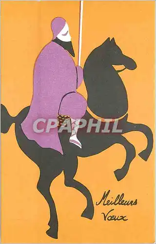 Cartes postales moderne Meilleur V�ux Cheval
