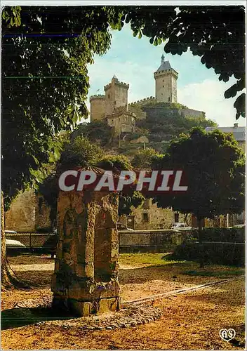 Cartes postales moderne Foix (Ariege) Echappee sur le chateau (M H)