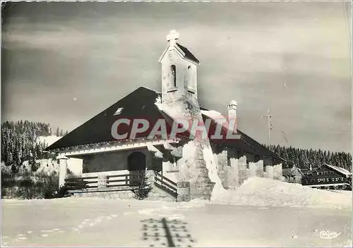 Moderne Karte La Feclaz (Savoie) alt 1380 m La Chapelle N D des Neiges