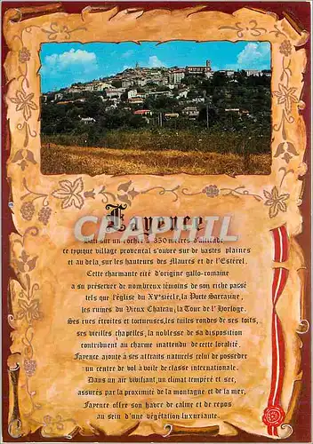 Cartes postales moderne Fayence Var