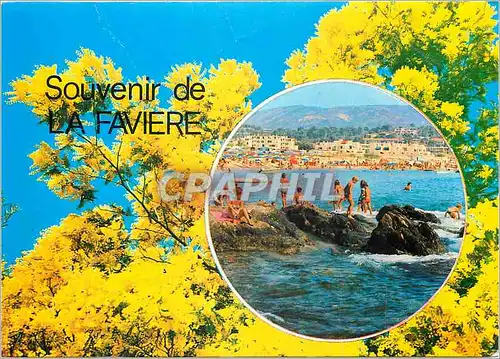 Moderne Karte Lumiere et Beaute de la Cote d'Azur