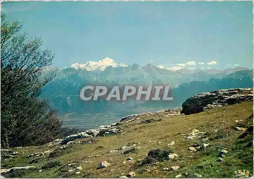 Cartes postales moderne Col de la Faucille (1323 m) Panorama sur la chaine du Mont Blanc