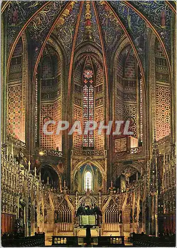 Moderne Karte Albi (Tarn) Ville d'Art Centre de Toutisme Interieur de la Basilique Cecile (XIIIe s) Le Grand C
