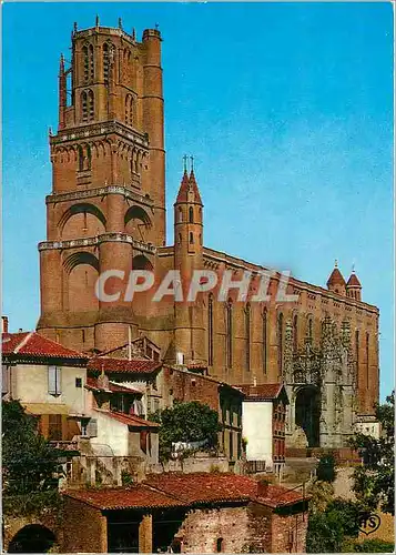 Cartes postales moderne Albi (Tarn) Ville d'Art centre de Tourisme la Basilique Sainte Cecile (XIIIe s)