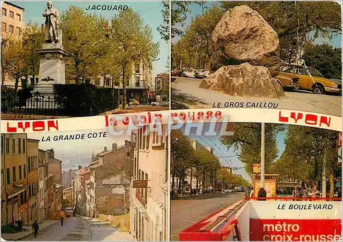 Cartes postales moderne Lyon La Croix Rousse