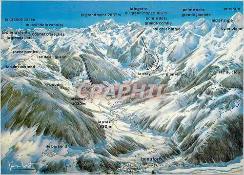 Cartes postales moderne Le Beaufortan Savoie