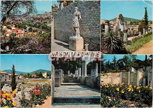 Moderne Karte Vaison la Romane (Vaucluse) Souvenir d'une visite sur les ruines