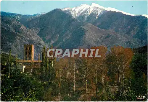 Cartes postales moderne Le Roussillon Saint Michel de Cuxa et le massif du Canigou (alt 2785 m)