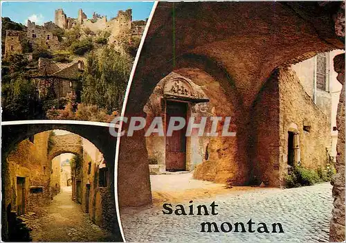 Cartes postales moderne Saint Montan (Ardeche) Quelques aspects du Vieux village