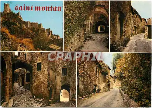 Cartes postales moderne Saint Montan (Ardeche) Village Feodal