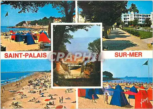 Cartes postales moderne Saint Palais sur Mer LaCote de Beaute La Plage La Place Centrale la Plage de la Grande Cote