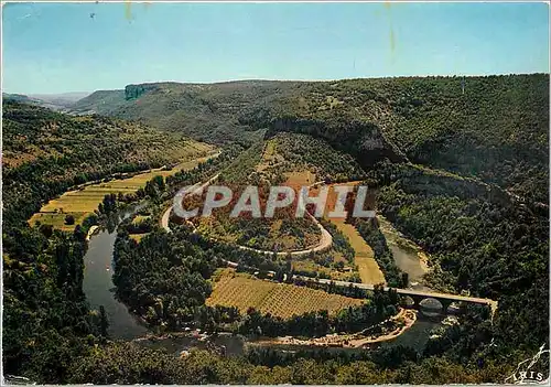 Cartes postales moderne Les Gorges de l'Aveyron (T et G) La Voucle de l'Aveyron au cirque de Bane pres de Saint Antonin
