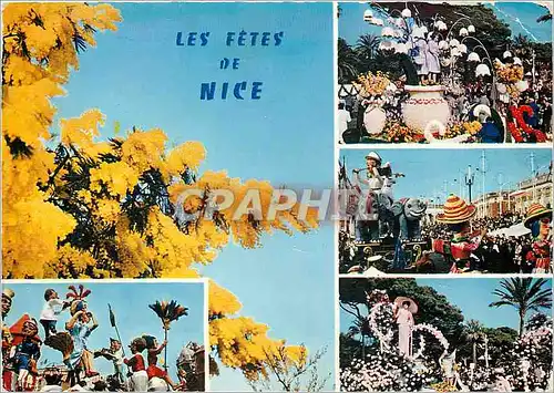 Moderne Karte Reflets de la Cote d'Azur Les Fetes de Nice