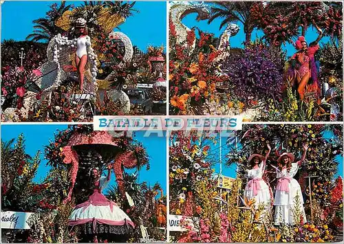 Cartes postales moderne Cote d'Azur French Riviera Nice (Alpes Mmes) Bataile de Fleurs