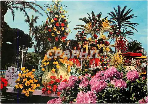 Cartes postales moderne La Cote d'Azur en Fete Nice Bataille de Fleurs