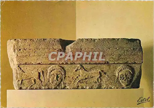 Cartes postales moderne Nimes (Gard) Musee Archeologique le Linteau de Nages epoque preromaine