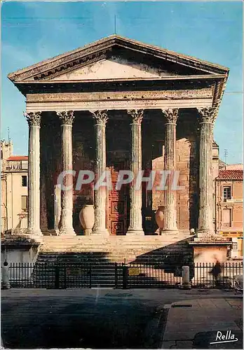 Moderne Karte Nimes (Gard) La Maison Carree Monument romain edifie quelques annees avant l'ere chretienne