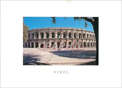 Moderne Karte Nimes (Gard)