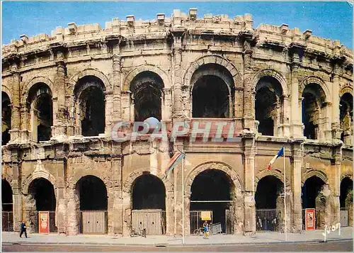 Moderne Karte Nimes (Gard) Les Arenes Amphitheatre Romain (Fin du Ier apres J C)