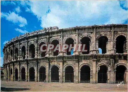 Moderne Karte Nimes (Gard) Arenes Amphitheatre Romain (Fin du Ier siecle apres J C)