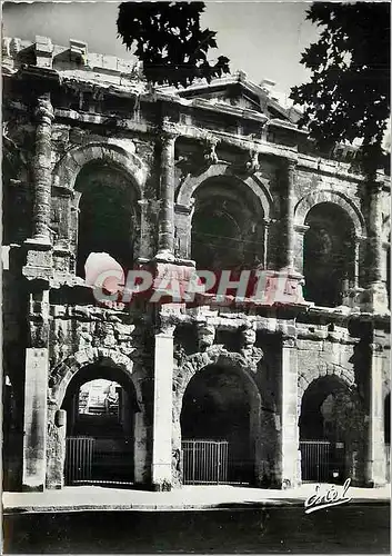 Moderne Karte Nimes (Gard) Entree principale des Arenes