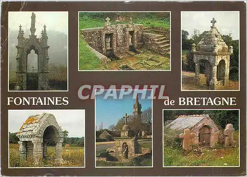 Cartes postales moderne Fontaines de Bretagne N D de Lorette (Saint Guen) Le Guilaudet (Lanrivain)