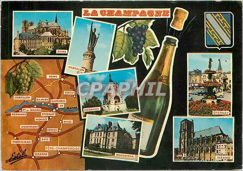 Cartes postales moderne La Champagne Reims Chatillon