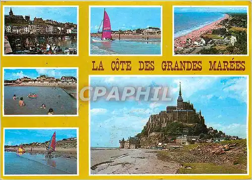 Cartes postales moderne La Cote de Grandes Marees