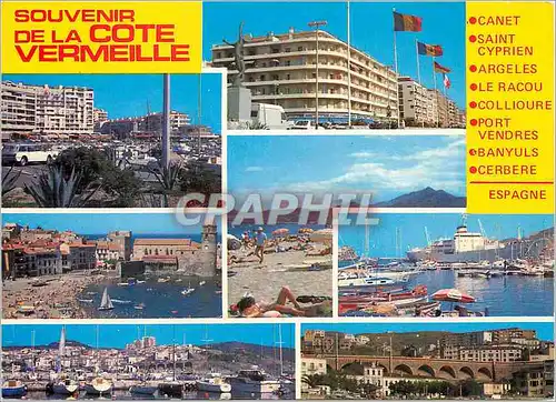 Cartes postales moderne En Roussillon La Cote Vermelle