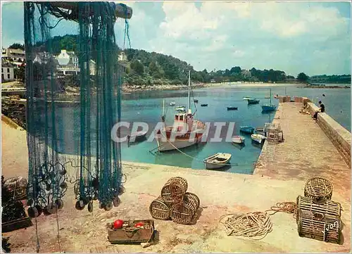 Cartes postales moderne Couleurs et Lumiere de France Joli petit port sur la cote sud de Bratagne