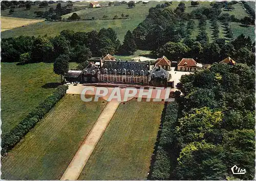 Moderne Karte Belleme (Orne) Vue aeirienne chateau du Tertre