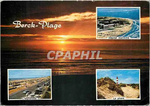 Cartes postales moderne Berck Plage (Pas de Calais) Hopital maritime L'esplanade Le phare