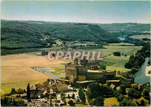 Cartes postales moderne Chateau en Perigord Chateau feodal de Beynac Dordogne XIIe XIIIe s Face Oeust