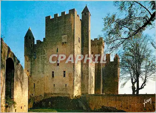 Cartes postales moderne En Perigord Pays des Truffes et des Chateaux Beynac (Dordogne) Chateau du XIIIe XVIe s undes tro