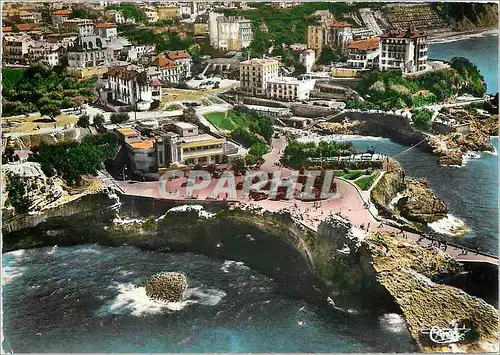 Cartes postales moderne Biarritz (Pyr Atl) Le Port Vieux Vue generale