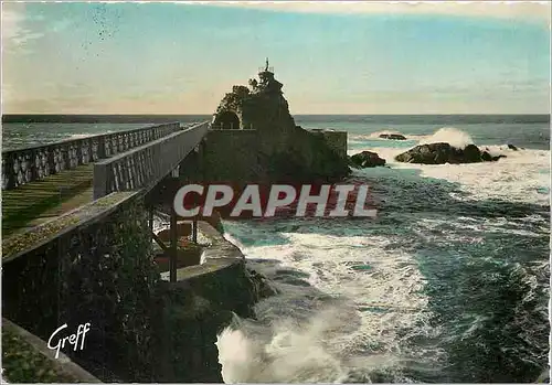 Cartes postales moderne Biarritz (Pyr Atl) En pays Basque Le rocher de la Vierge