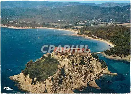 Cartes postales moderne La Cote d'Azur Varoise Bormes les Mimosas (Var) France Vue aerienne sur le Fort de Bregancon 'Xe