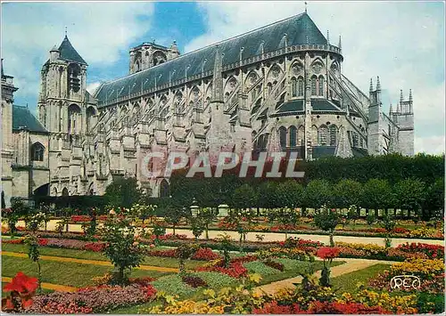 Cartes postales moderne Bourges (Cher) La Cathedrale Saint Etienne Les Jardins de l'Eveche