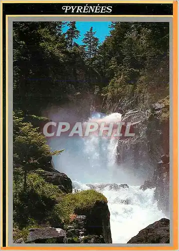 Cartes postales moderne J'Aime les Pyrenees Cascade de Bousses 1390 m