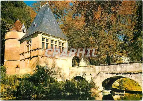 Cartes postales moderne En Parcourant la Dordogne Brantome (Dordogne) Le Pont Coude et Pavillon Renaissance