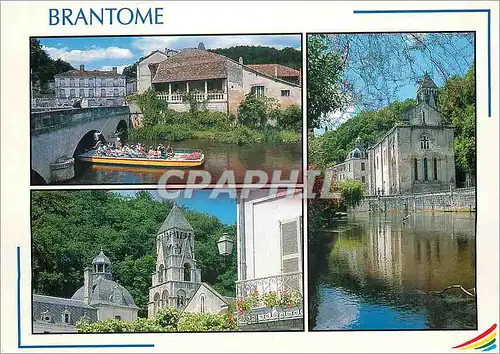 Moderne Karte Images de France Dordogne Brantome