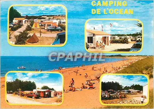 Cartes postales moderne Camping de L'Ocean Calme et repos tous commenrces a proximite