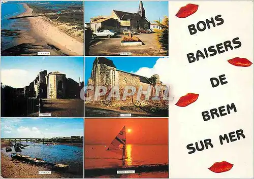 Cartes postales moderne Brem sur Mer (Vendee)